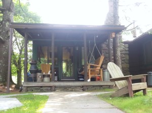 This cabin near Phoenicia, NY looks inviting to relax and chill the summer away.
