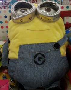 See one? Expect many more. A stuffed Minion at Target in Queens Center on July 24, 2015.